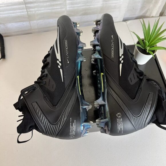 Nike Alpha Huarache‎ Elite 8 LAX Lacrosse Black Cleats CW4440-005 Men\'s Size 14 main image 5